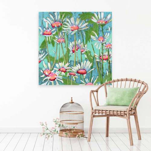 Daisy Daze Canvas Wall Art