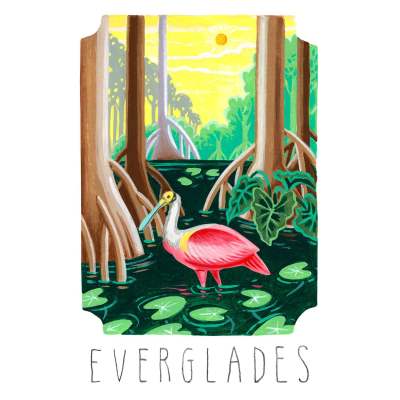 National Parks - Everglades Canvas Wall Art