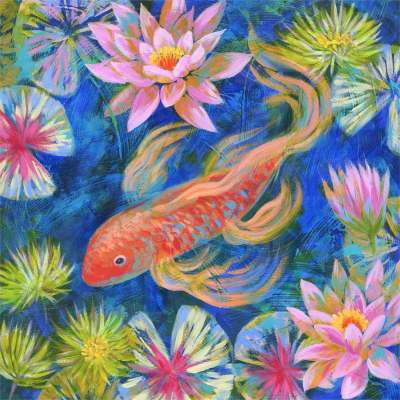 Water Series - Then A Star Danced Canvas Wall Art