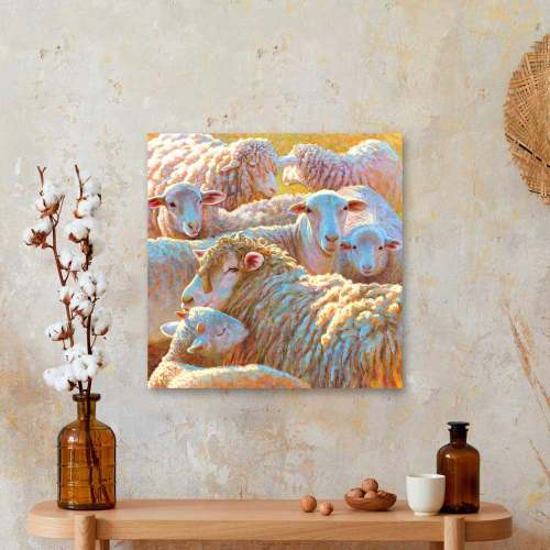 Pastoral Portraits - Lingering Look Canvas Wall Art