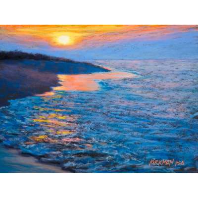 Reflections At Dusk Canvas Wall Art