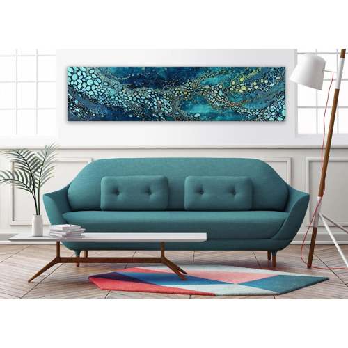 Streaming Right Along Canvas Wall Art