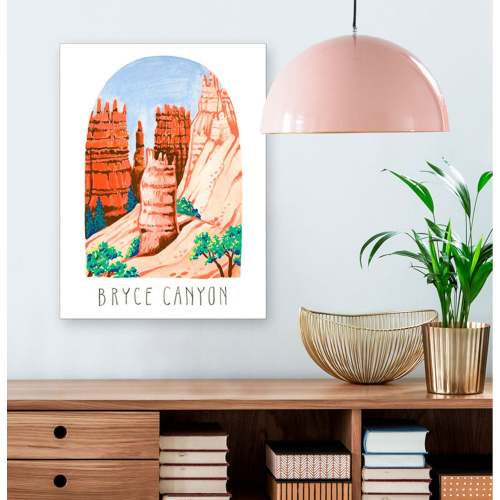 National Parks - Bryce Canyon Canvas Wall Art