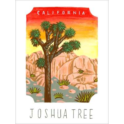 National Parks - Joshua Tree Canvas Wall Art