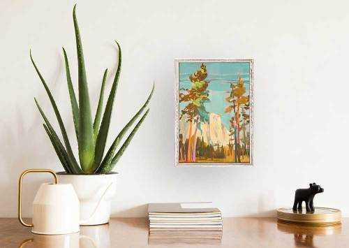 Road Trip - El Cap Mini Framed Canvas