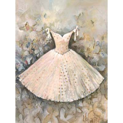 Cotillion Dress Canvas Wall Art