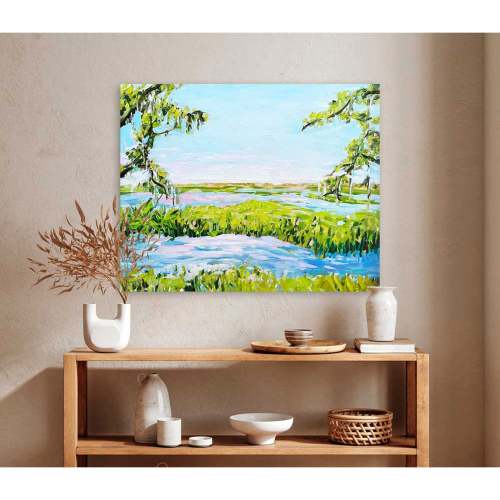 Live Oak Marsh Canvas Wall Art
