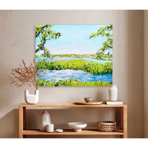 Live Oak Marsh Canvas Wall Art