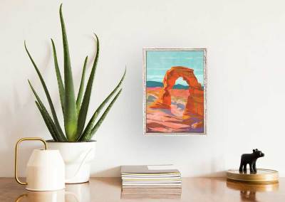 Road Trip - Arches Mini Framed Canvas
