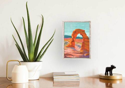 Road Trip - Arches Mini Framed Canvas