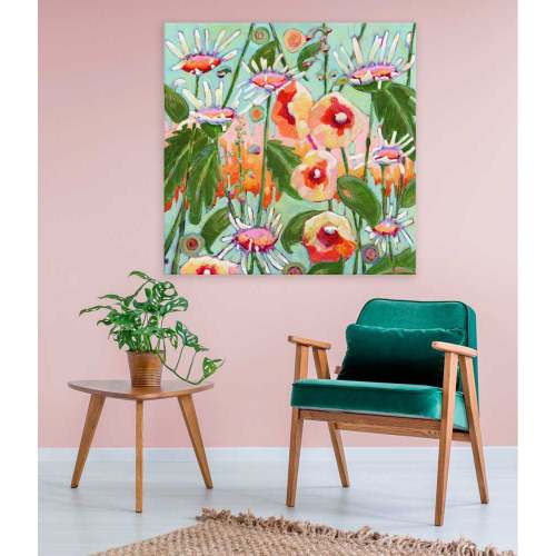 Blooming Buddies Canvas Wall Art