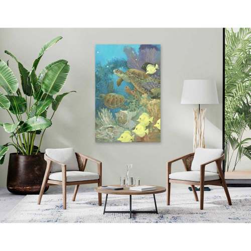 Turtles & Tangs Canvas Wall Art
