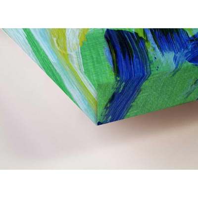 Hummingbird In Jade 1 Canvas Wall Art