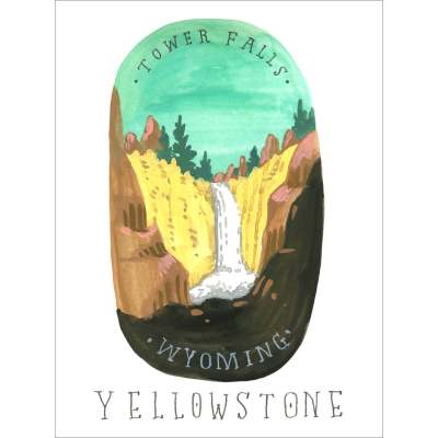 National Parks - Yellowstone Canvas Wall Art