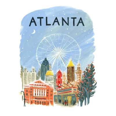 City Pride - Atlanta Canvas Wall Art