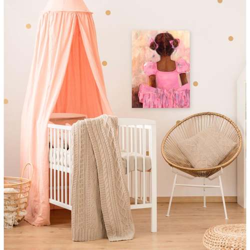 Perfect Ballerina - African American Canvas Wall Art