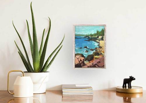 Road Trip - Acadia Mini Framed Canvas