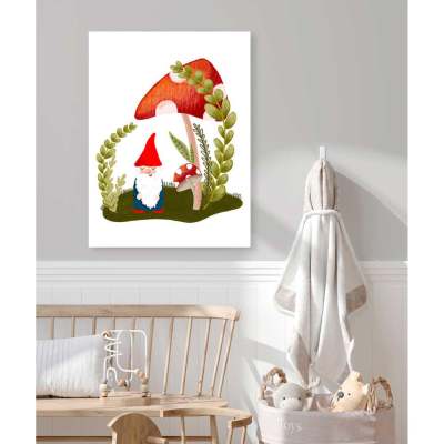 Gnomey Canvas Wall Art