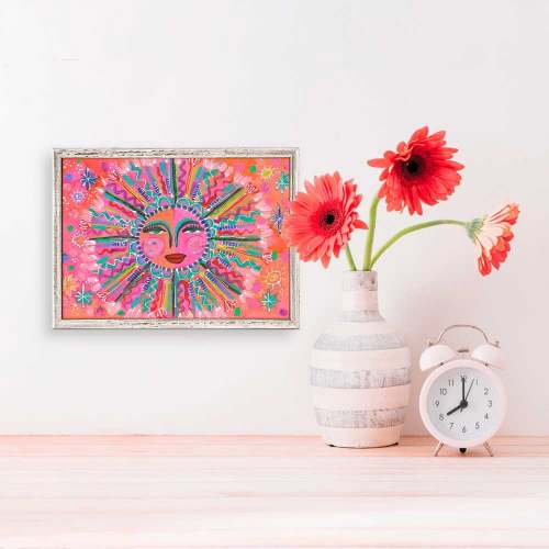 The Warmth Of The Sun Mini Framed Canvas