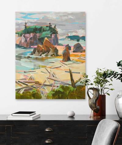 Road Trip - Olympic 2 Canvas Wall Art