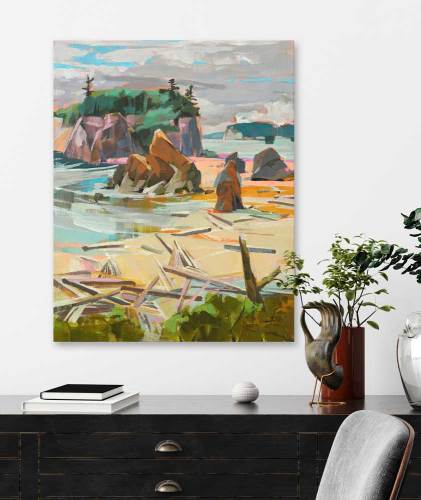 Road Trip - Olympic 2 Canvas Wall Art