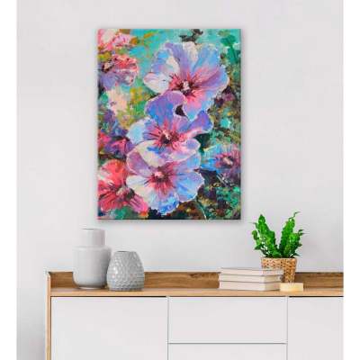 Rose Of Sharon Canvas Wall Art