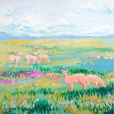 Summer Fields Canvas Wall Art