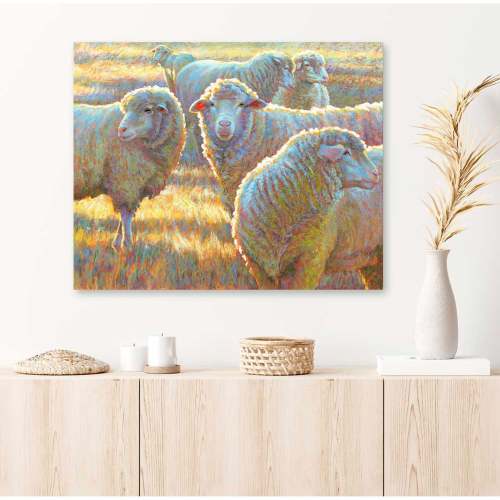 Pastoral Portraits - Gentle Grazing Canvas Wall Art
