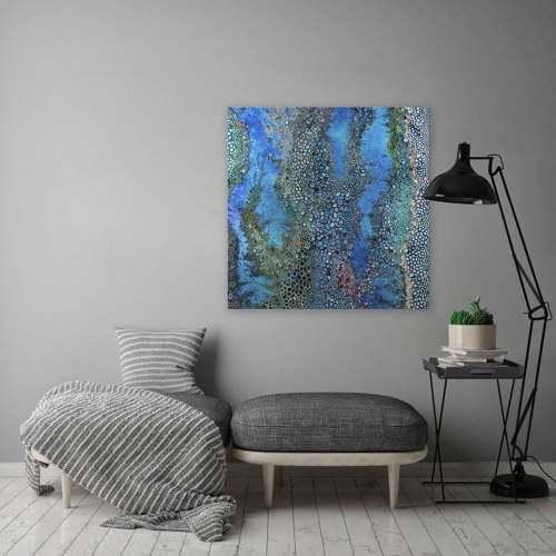 Intercoastal Blue Canvas Wall Art