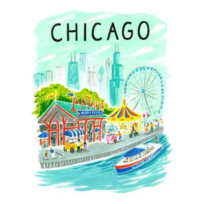 City Pride - Chicago Canvas Wall Art