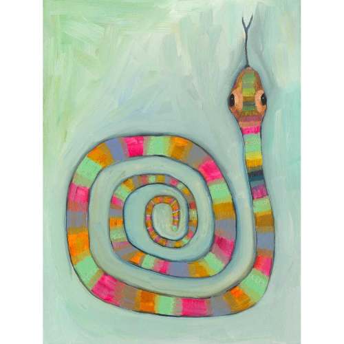 Simply A Snake Canvas Wall Art