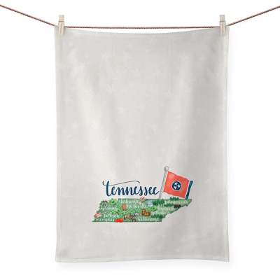 State Map - Tennessee Tea Towels