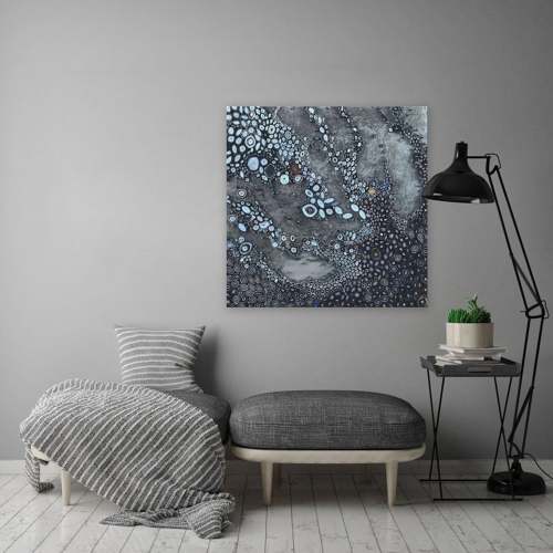Concrete Spring Canvas Wall Art