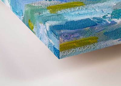 Ashore Abstraction Canvas Wall Art