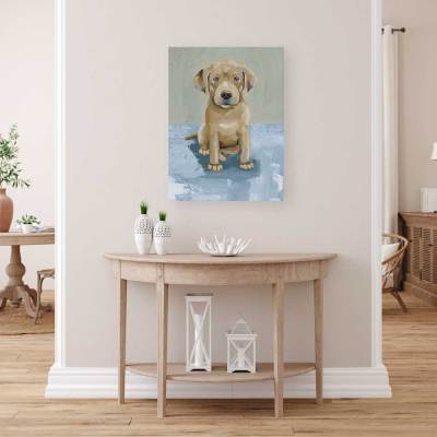 Puppy Canvas Wall Art