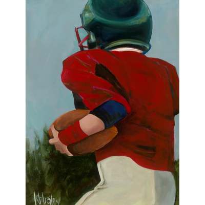 Lil' Football Star 1 Canvas Wall Art