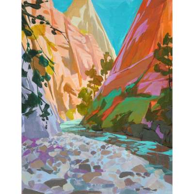 Road Trip - Zion Canvas Wall Art