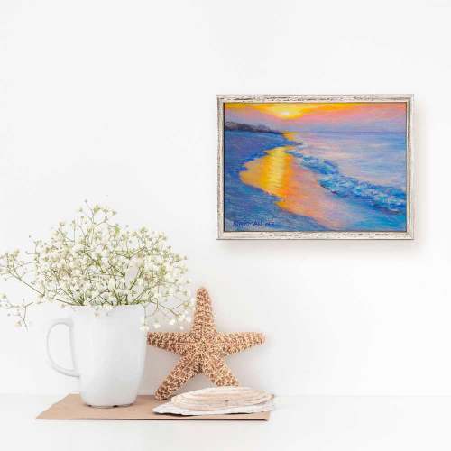 Serenity Sunset Mini Framed Canvas