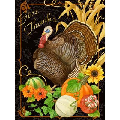 Fall - Give Thanks Canvas Wall Art