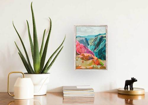 Road Trip - Grand Canyon Mini Framed Canvas