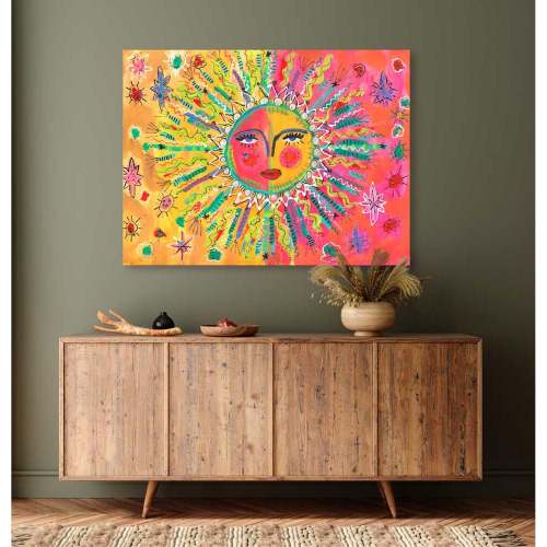 Shine On Me Canvas Wall Art