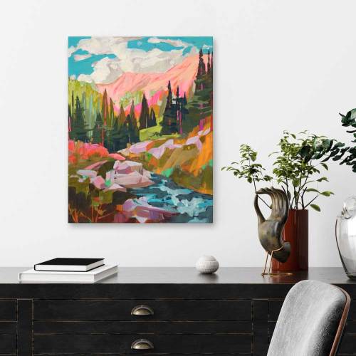 Road Trip - Alpine Canvas Wall Art