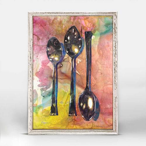 Fine Dining Tools Mini Framed Canvas