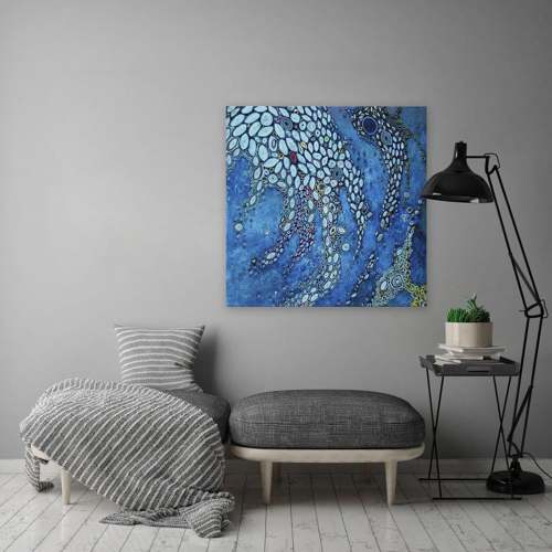 Elephant Eye Canvas Wall Art