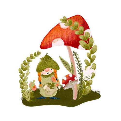 Gnomey - Grow Canvas Wall Art
