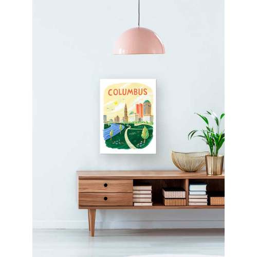 City Pride - Columbus Canvas Wall Art