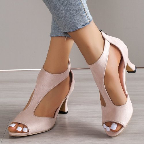 women's european fashion flat outerwear sandals