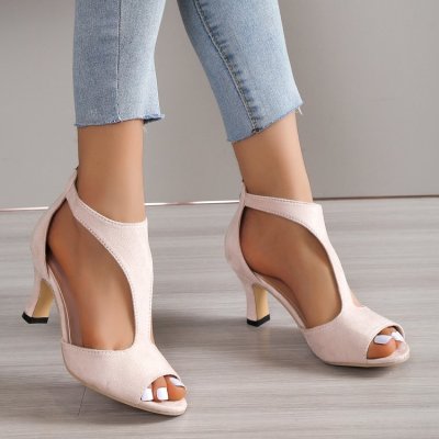 women's european fashion flat outerwear sandals