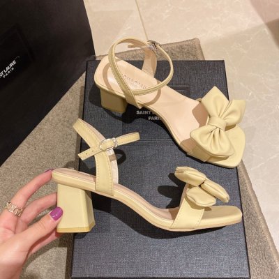 chunky bow sandals