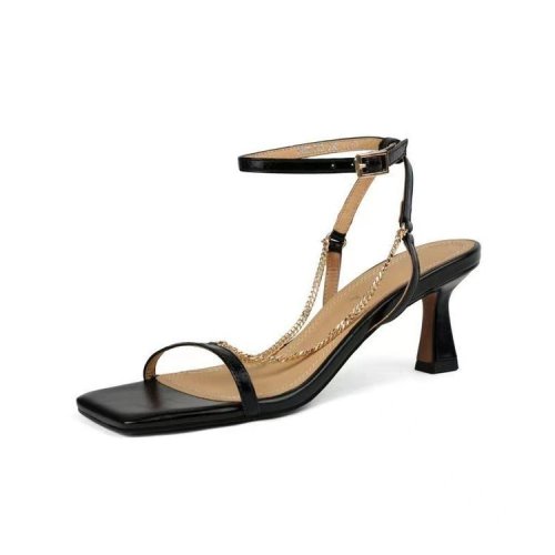 Thin Strap Rhombus Strap High Heels All Matches